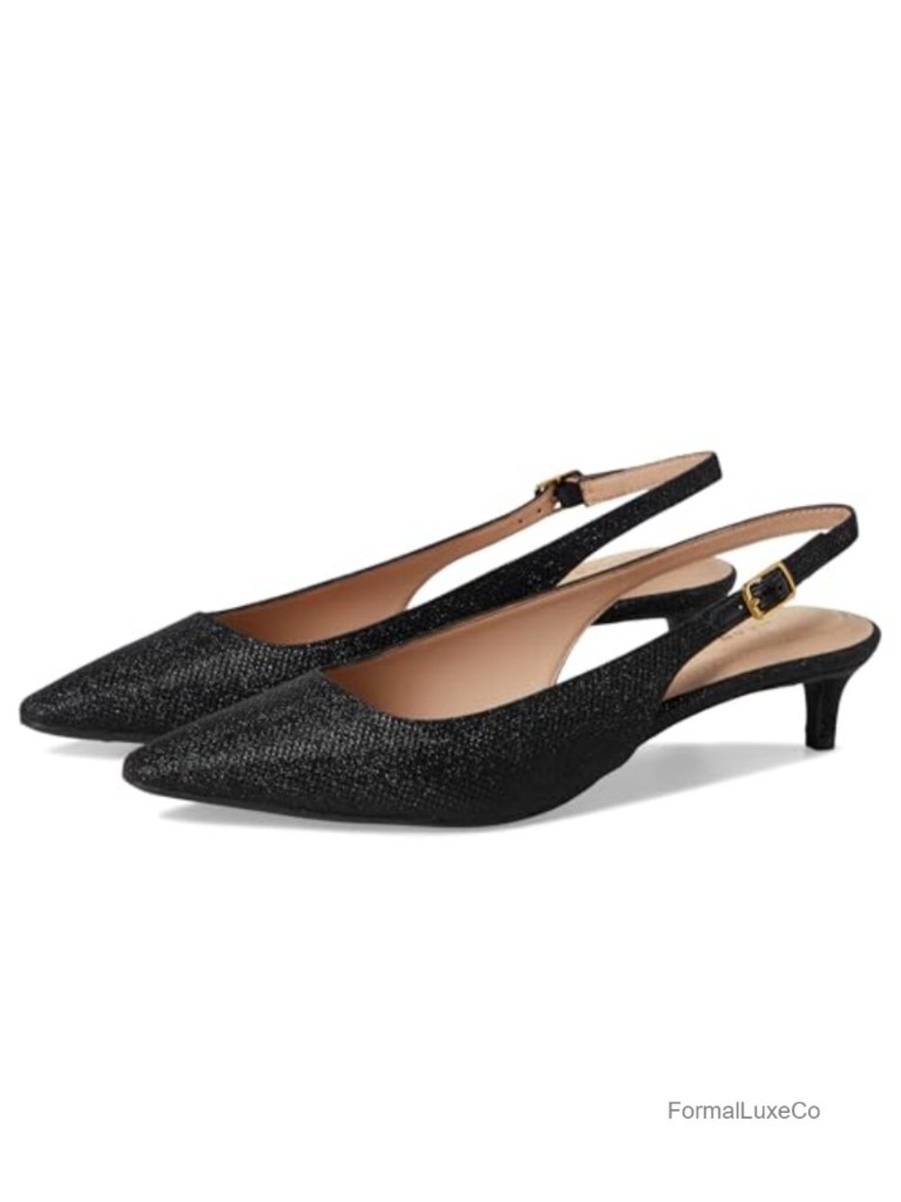 Cole Haan Go-to Jocelyn Slingback Peep Toe Stiletto Heel Pump